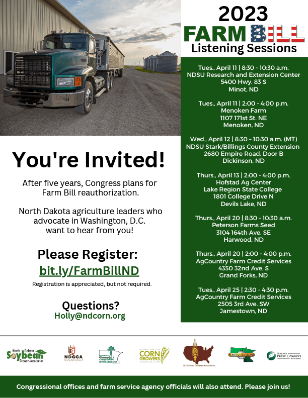Farm Bill Listening Sessions - April 2023